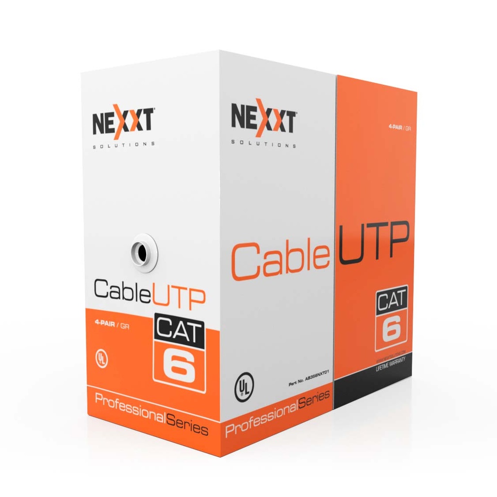 [798302030060] Nexxt Cable UTP Cat6 305m Gris