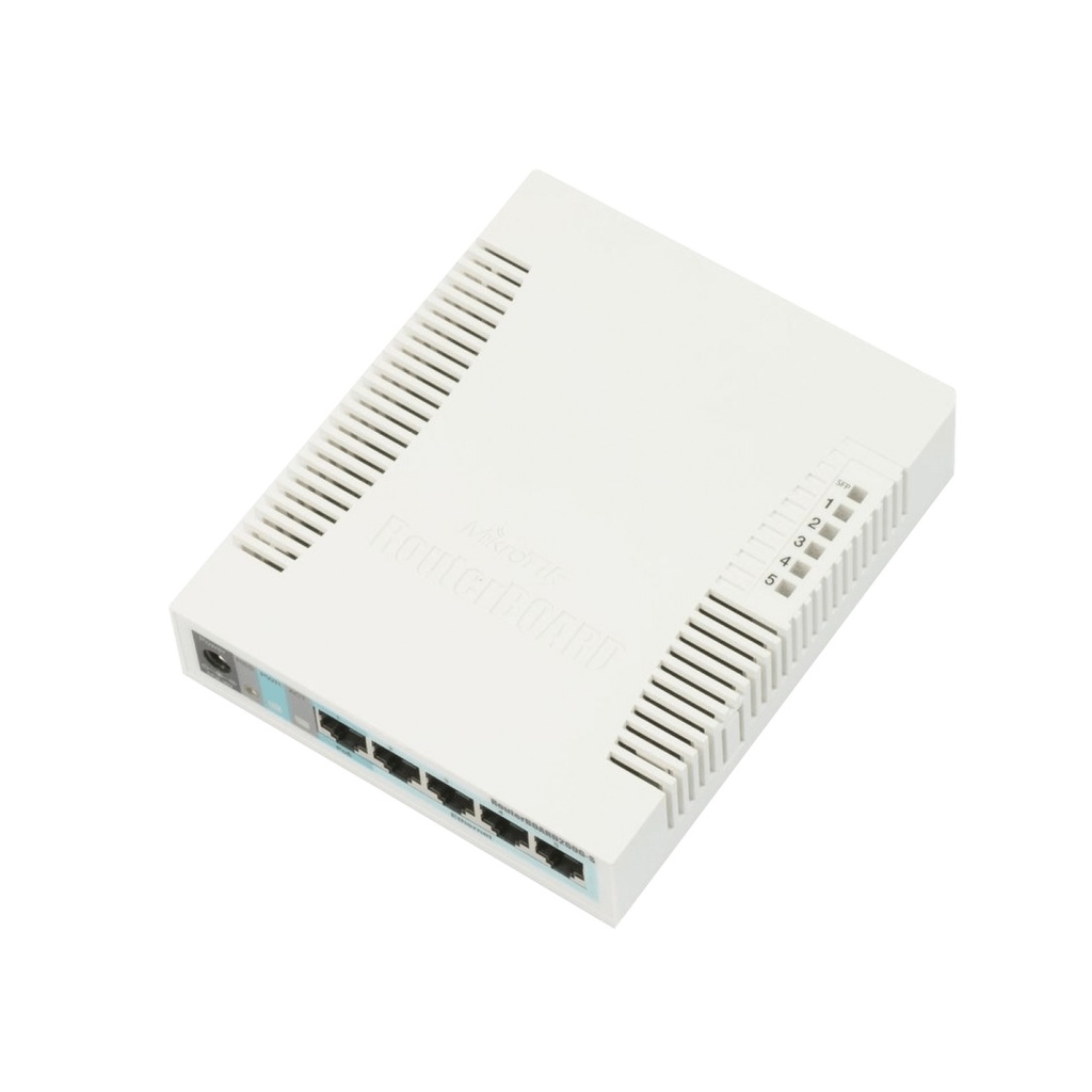MikroTik RB260GS CSS106-5G-1S Switch 5 puertos Gigabit + SFP