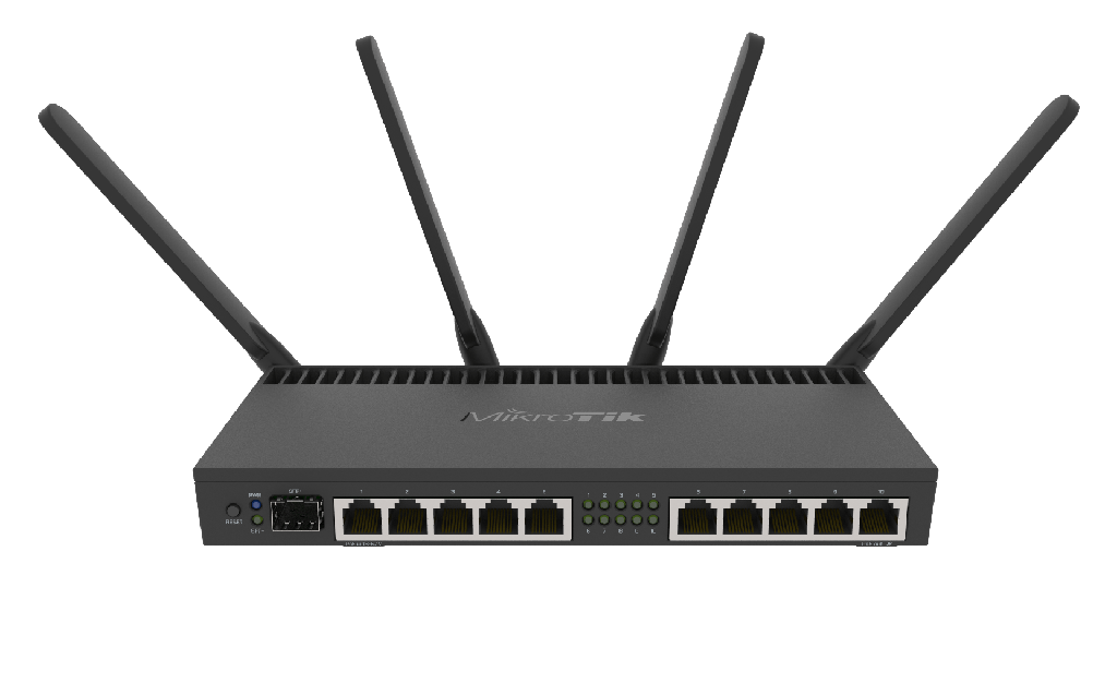 [RB4011IGS+IN] Mikrotik req-cable 10-1000 1-SFP+10G AC2000 L5 1,4GHz-x4 4x3dBi-Fijas
