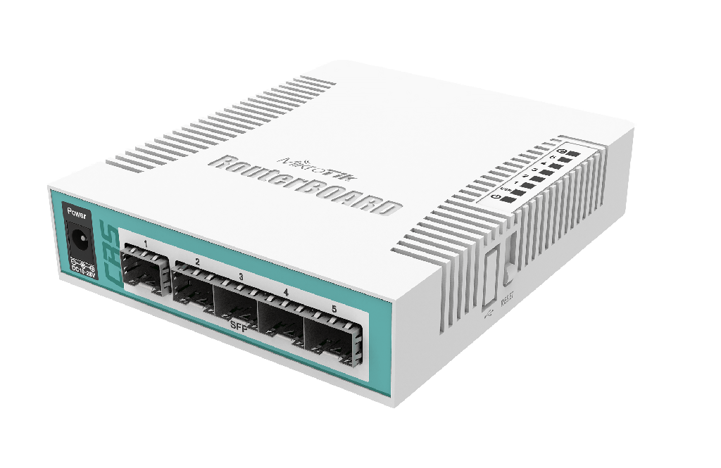 [CRS106-1C-5S] Mikrotik CRS106-1C-5S Switch Fibra Admin