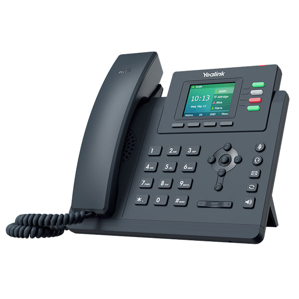 Yealink SIP-T33P Teléfono IP básico con 4 líneas y LCD en color