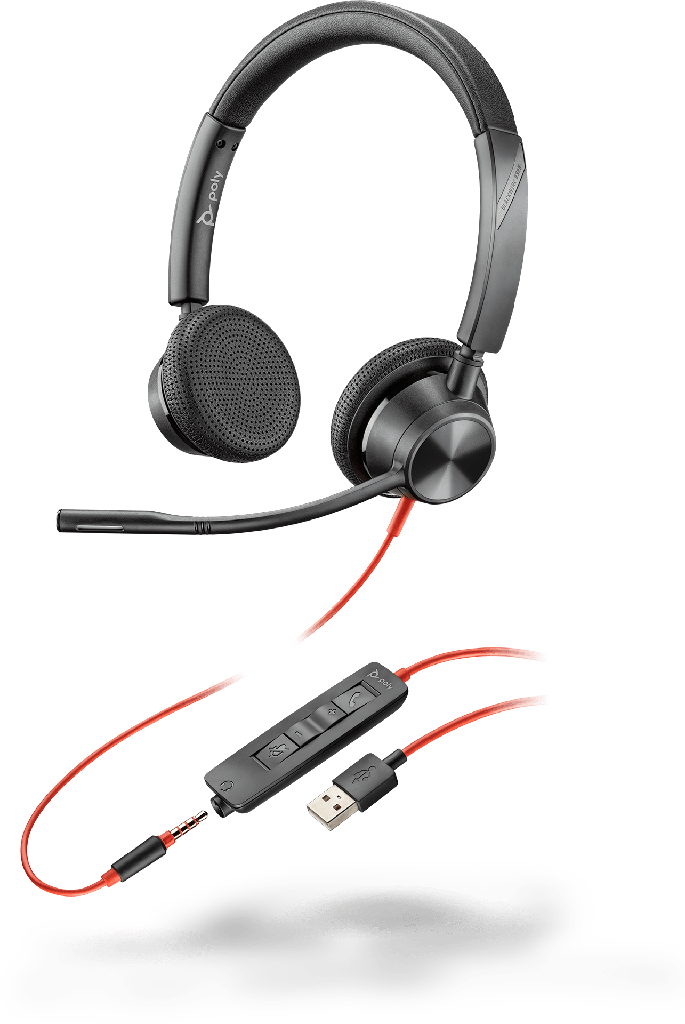 [213938-01] Poly BLACKWIRE 3325, USB-A