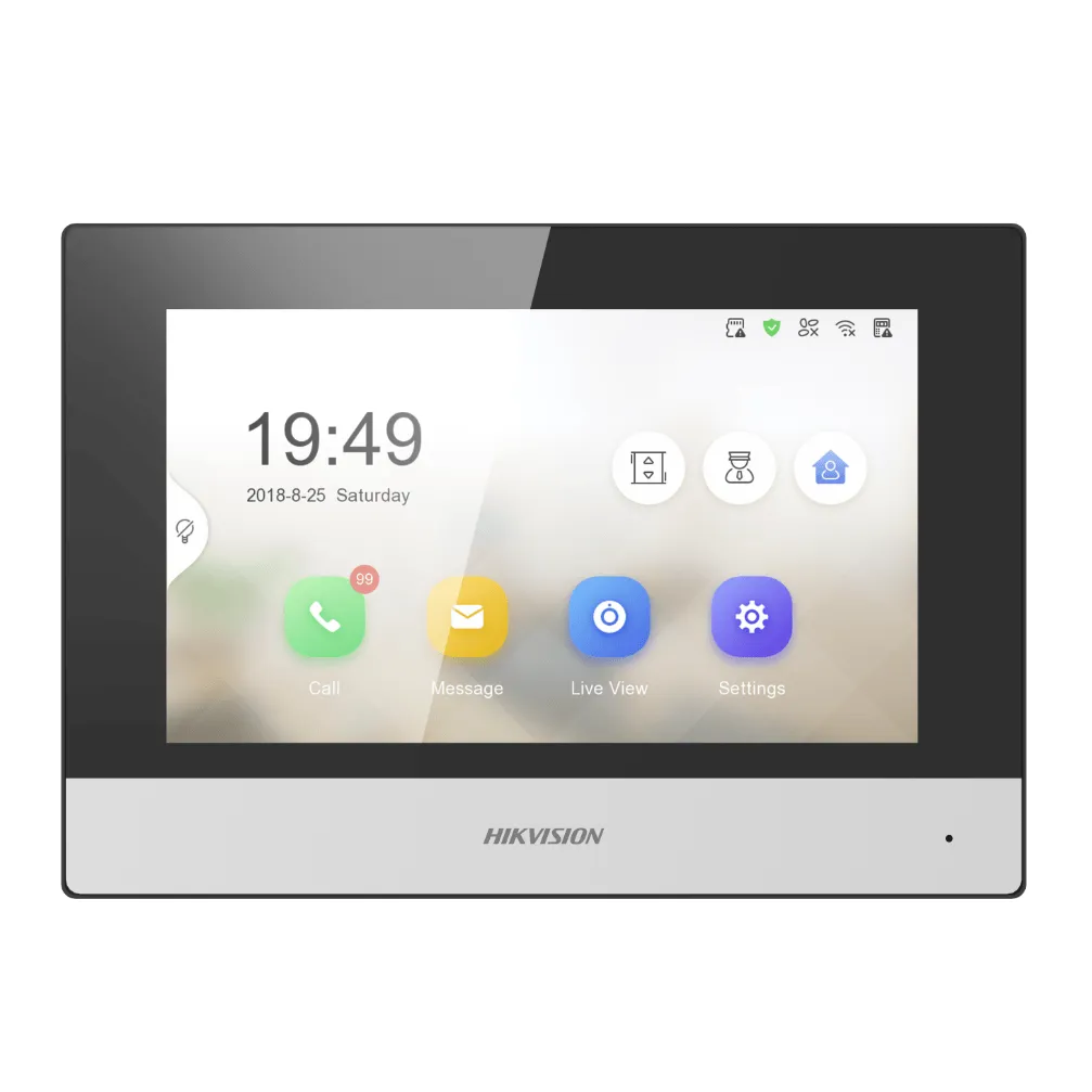 Hikvision Monitor Wifi Interior Audio Bidireccional Touch