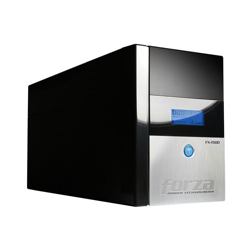 Forza UPS interactiva 1500VA/840W, IEC+CEI, giga & coax, torre-220V