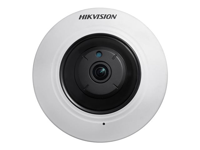 [DS-2CD2955FWD-IS(1.05mm)] Hikvision Cámara Fisheye 5MP 180 grados EXIR WDR ONVIF H264+ Audio/Alarma