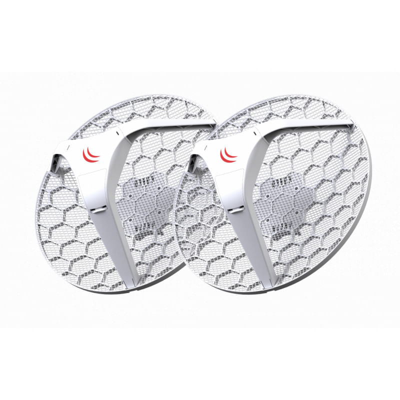 [LHGG-60AD] Mikrotik 2-Grillas 60GHz 802.11ad 1-1000 L3 inc24V 1,8gbps 1,5km 391mm