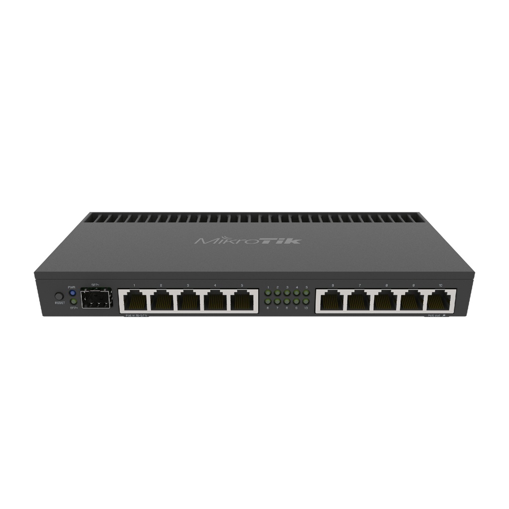[RB4011IGS+RM] MikroTik RB4011iGS+RM Router 10 puertos Gigabit + SFP+ 10G