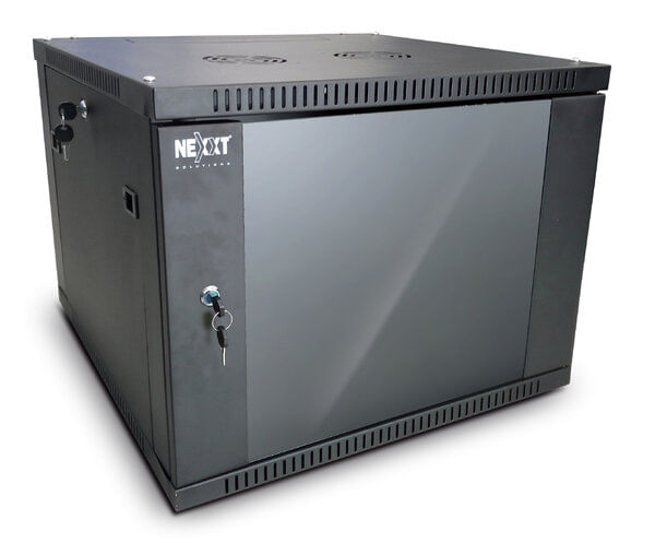 Nexxt Gabinete 9U fijo a pared W600xD600mm