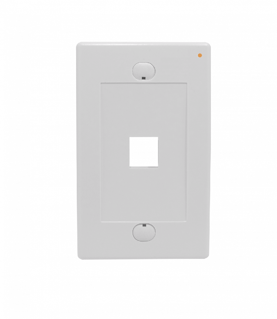 Linkmade Blanco 1-Keystone Vertical Faceplate 70x114mm