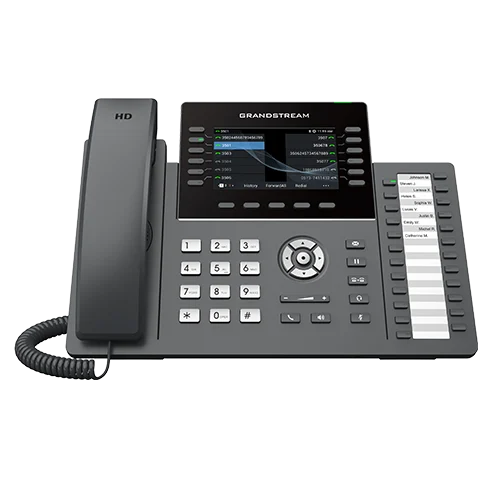 Grandstream GRP2636 Teléfono IP Profesional 12 Líneas 16 Cuentas SIP WiFi 6 Gigabit PoE