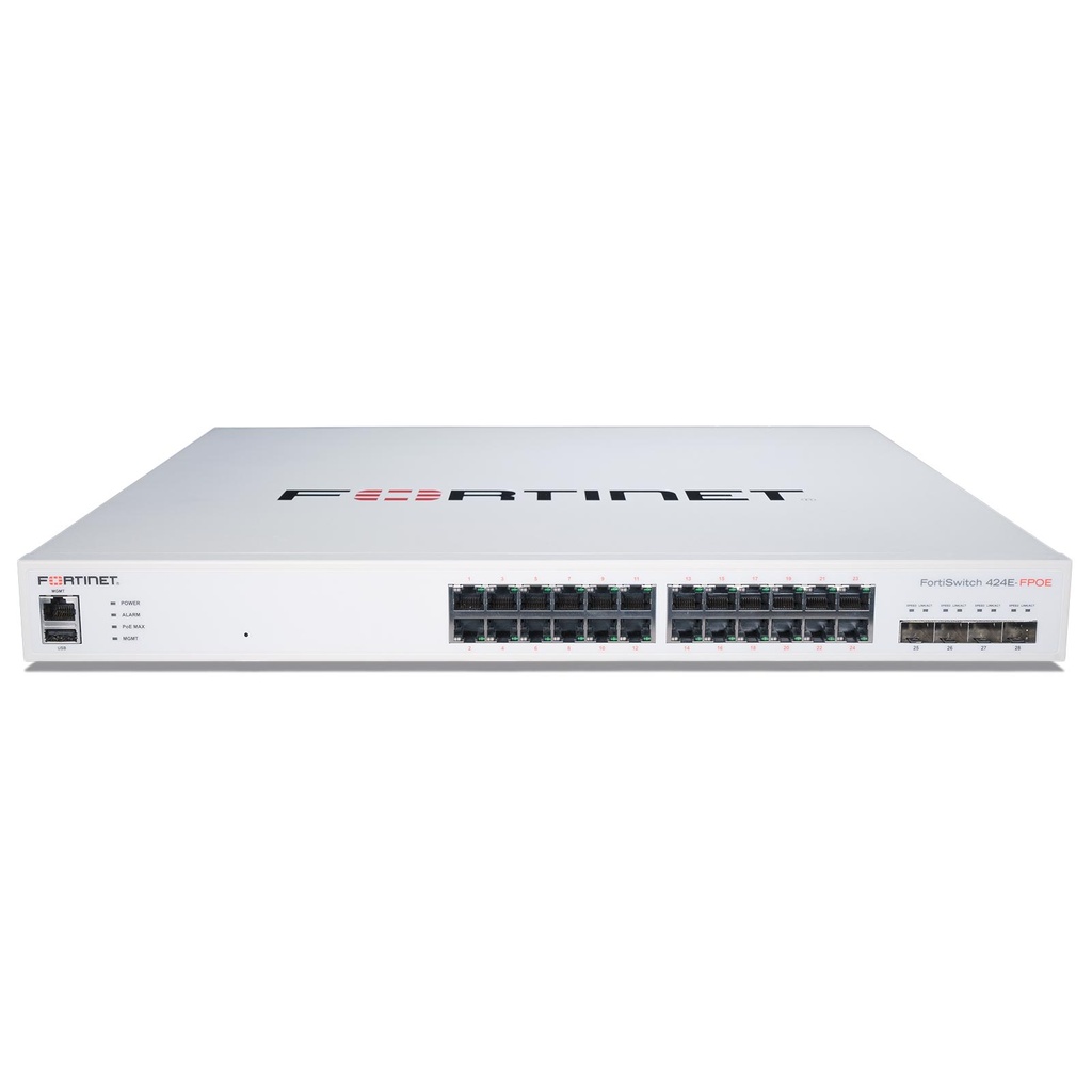 [FS-424E-FPOE] Fortinet FortiSwitch 424E-FPOE - Tiempo de entrega entre 5 y 90 días, consulte por otras configuraciones