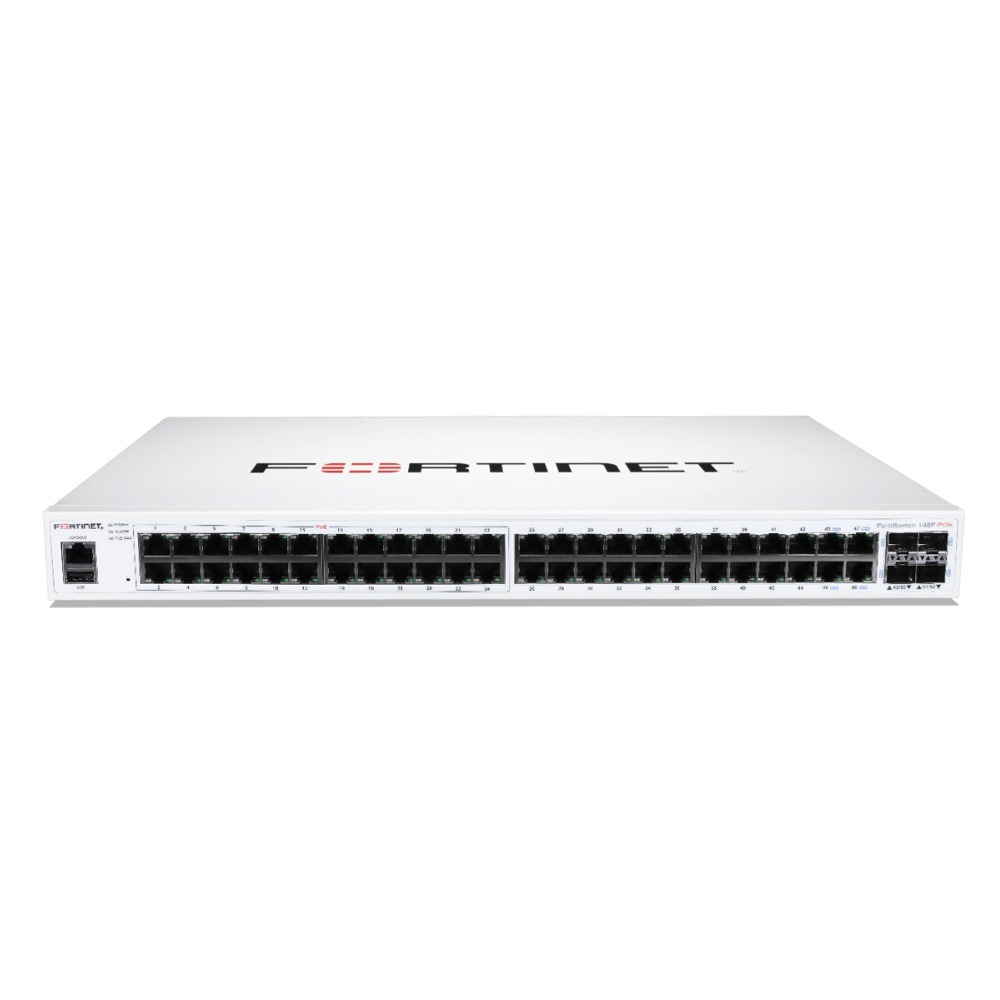 [FS-148F-POE] Fortinet FortiSwitch 148F-POE - Tiempo de entrega entre 5 y 90 días, consulte por otras configuraciones