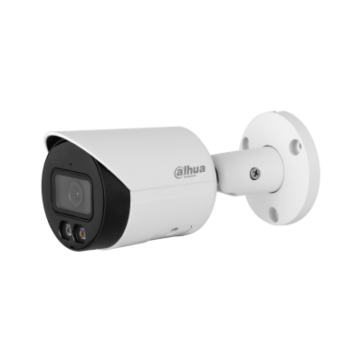 Dahua IPC-HFW2249S-S-IL Cámara IP WizSense tipo bala con lente fijo y luz dual inteligente de 2 MP