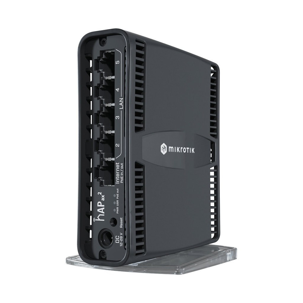 MikroTik hAP ax2 C52iG-5HaxD2HaxD-TC Router WiFi 6 Dual Band Gigabit