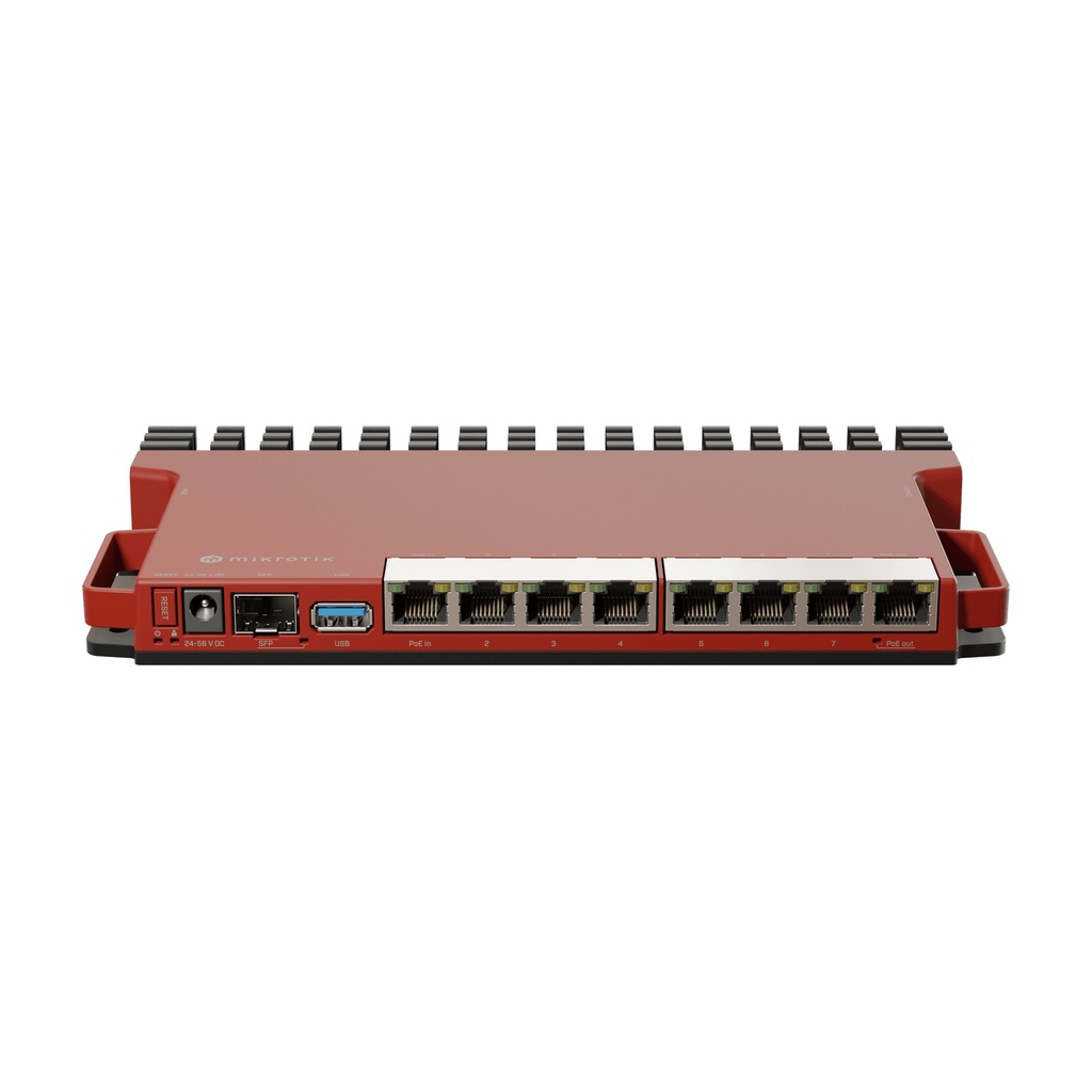 MikroTik L009UiGS-RM Router 8 puertos Gigabit + SFP 2.5G Rack