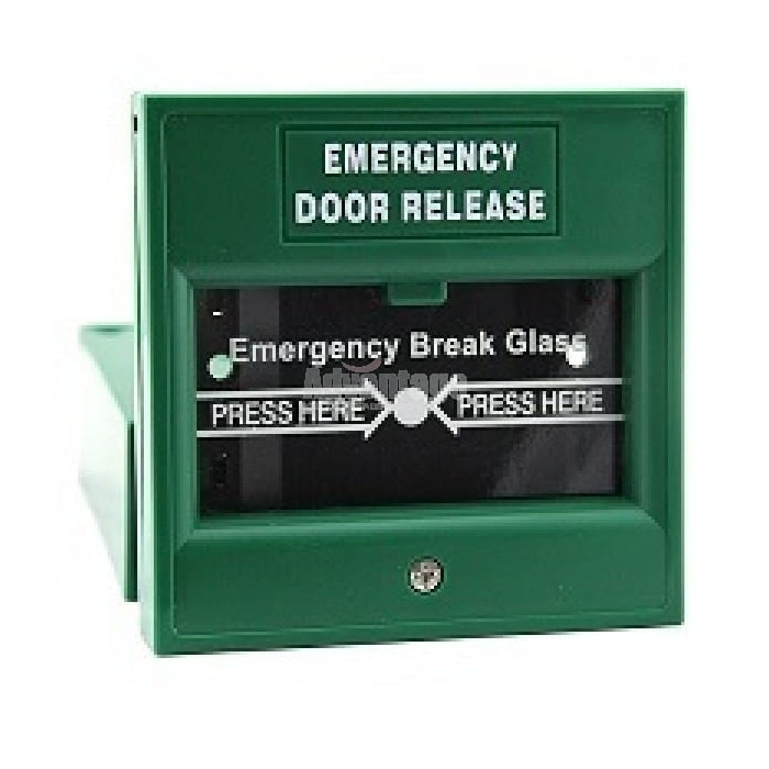 Zkteco Pulsador de Salida de Emergencia Texto Ingles