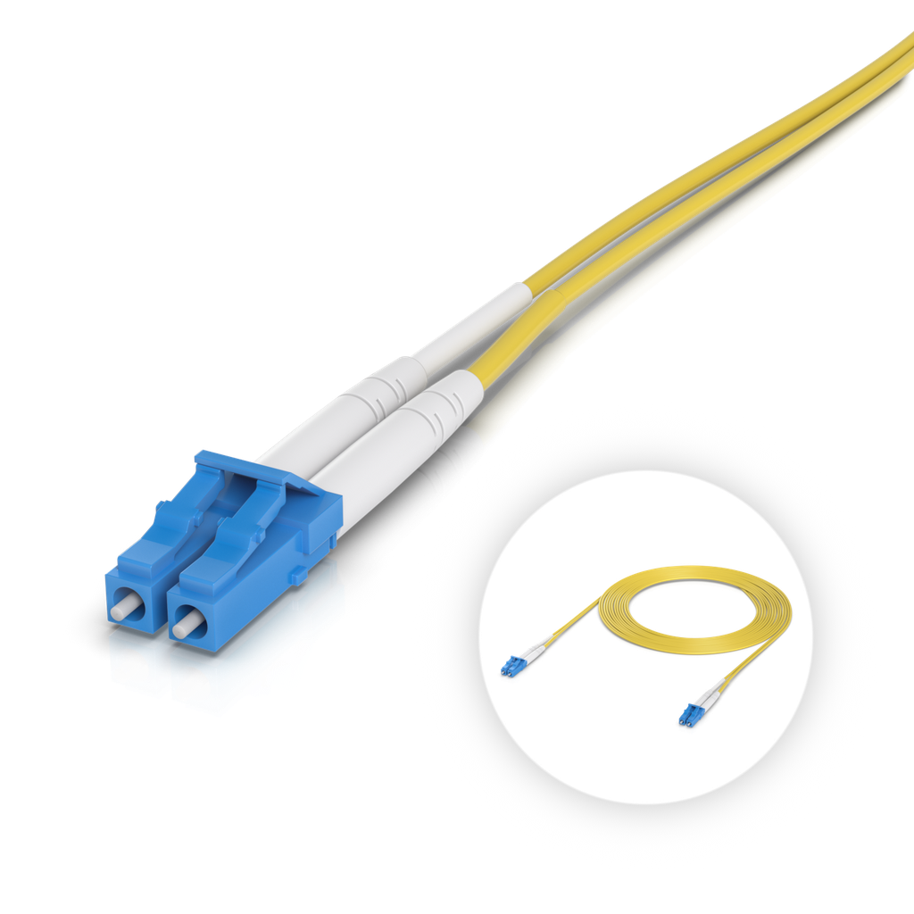Ubiquiti UACC-OFC-S2-LULU-3M Cable de fibra OS2 dúplex LC UPC a LC UPC de 3 m