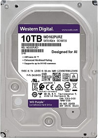 [WD102PURZ] WD Purple WD102PURZ 10TB Surveillance 256mb 7200rpm
