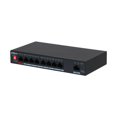 [DH-PFS3009-8ET-96] Dahua DH-PFS3009-8ET-96 Switch PoE de 8 puertos (no administrado)