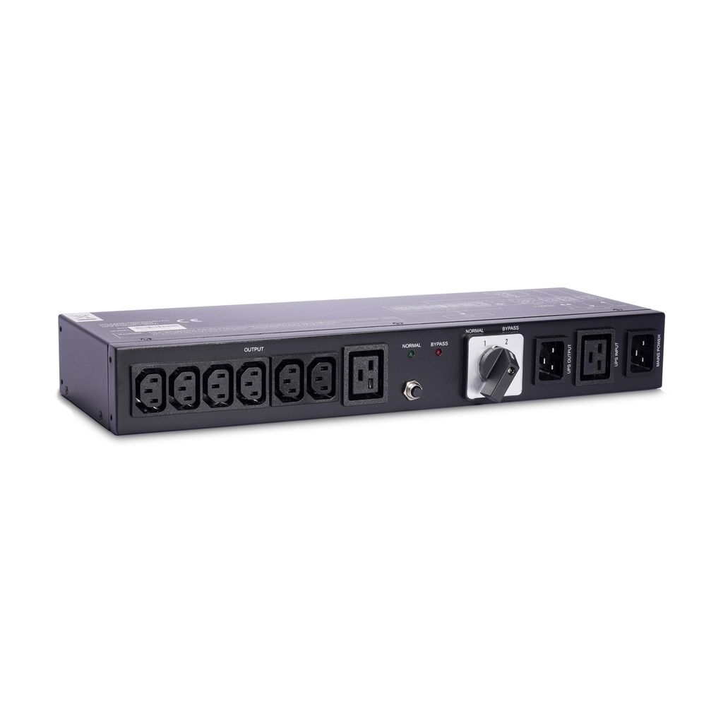 [RT9100-PDU] Enersafe RT9100-PDU Switch Bypass de Mantenimiento con PDU para UPS 1-3 kVA