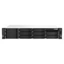 QNAP TS-873AeU-RP-4G-US NAS Rack 2U de 8 Bahías AMD Ryzen V1500B 4GB RAM 2.5GbE y Fuentes Redundantes