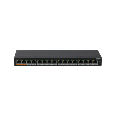 [DH-PFS3016-16GT-190] Dahua DH-PFS3016-16GT-190 Switch Gigabit PoE no administrado de 16 puertos