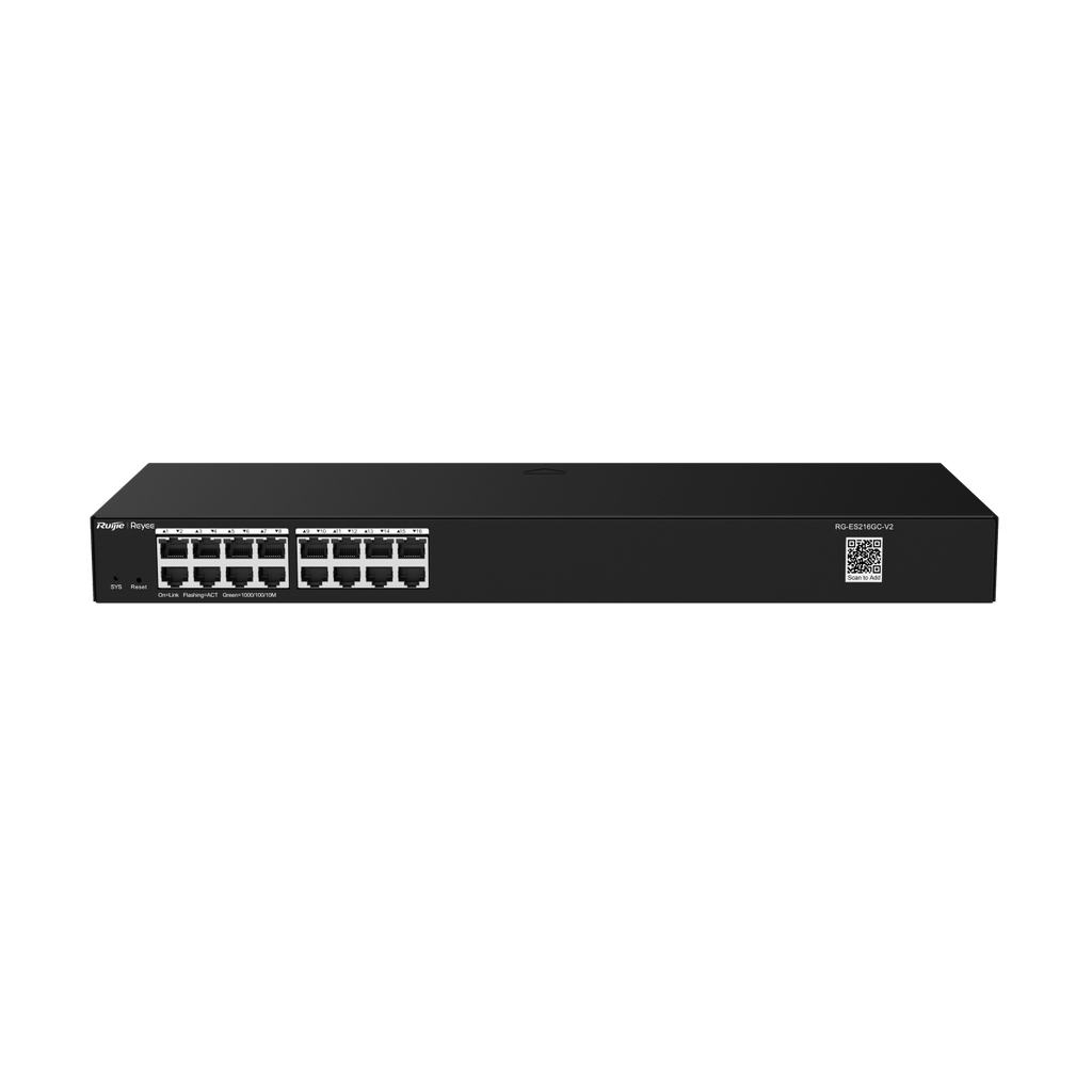[RG-ES216GC] Reyee RG-ES216GC Switch Smart cloud 16 puertos 10/100/1000 Mbps
