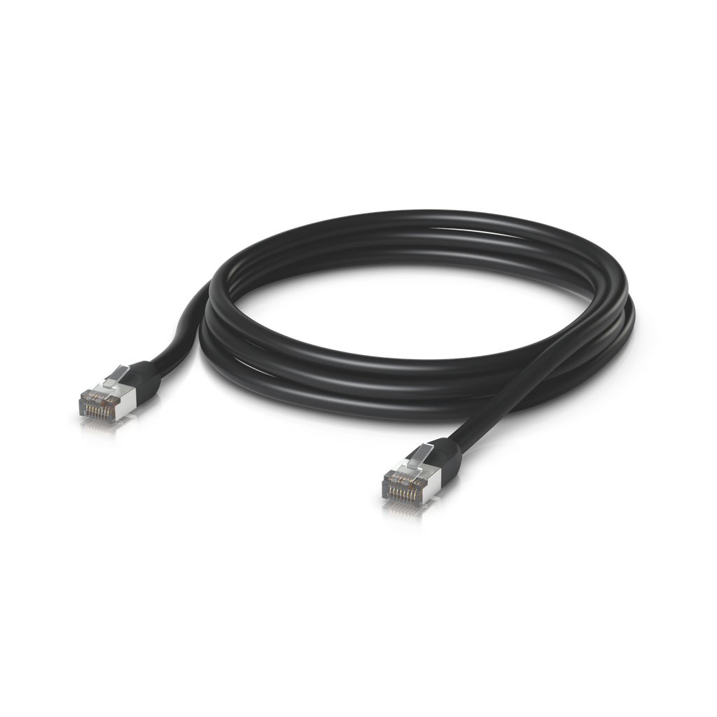 Ubiquiti UACC-Cable-Patch-Outdoor-3M-BK Cable patch exterior Cat5e negro de 3 m