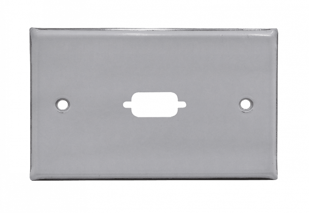 [FP1MV] Linkmade 1-VGA FACEPLATE METALICO REQUIERE/VGA-HH 70X114MM