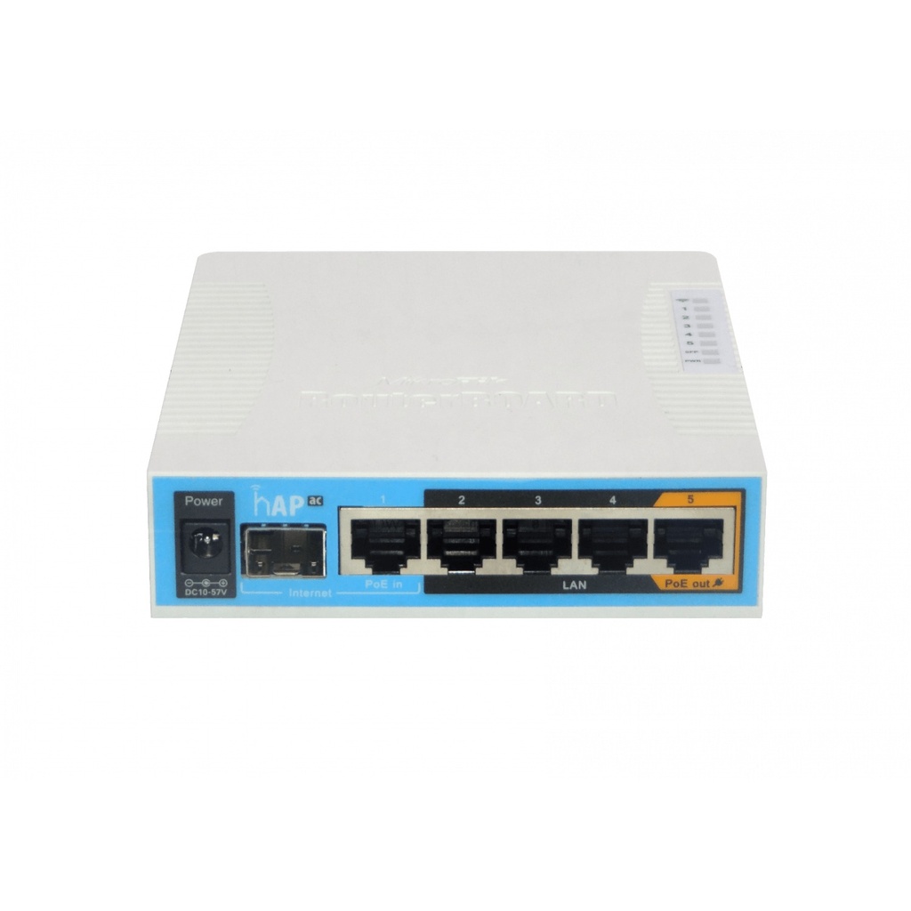 [HAP-AC] MikroTik hAP ac RB962UiGS-5HacT2HnT Router WiFi 5 AC1750 Dual Band Gigabit con SFP