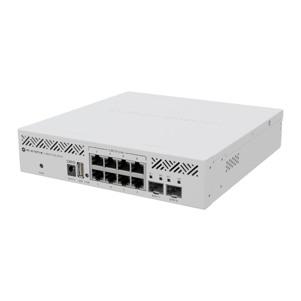 MikroTik CRS310-8G+2S+IN Switch 8 puertos 2.5G + 2 SFP+ 10G