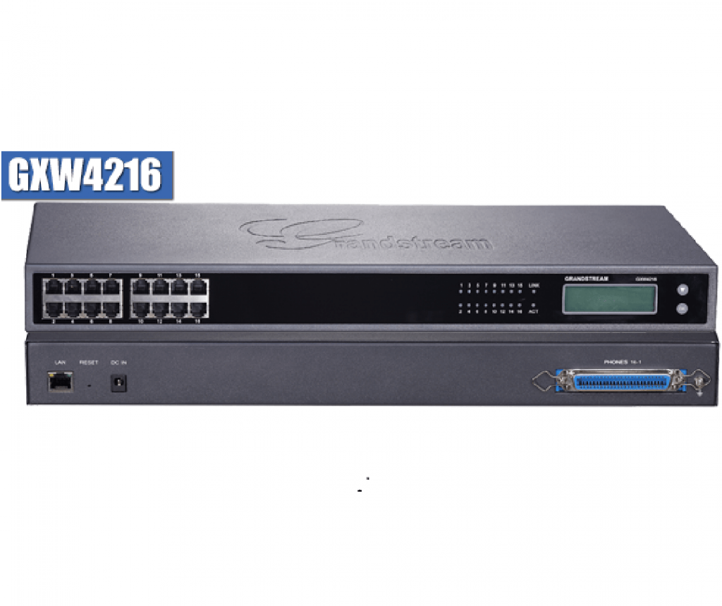 Grandstream GXW4216 Gateway Alto Rendimiento 16 Puertos FXS
