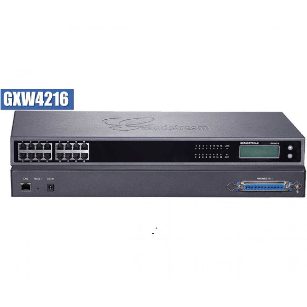 Grandstream GXW4216 Gateway Alto Rendimiento 16 Puertos FXS