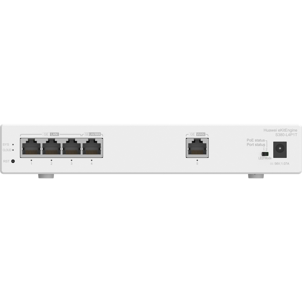 Huawei S380-L4P1T Gateway multiservicio 4 LAN PoE+ para 200 usuarios
