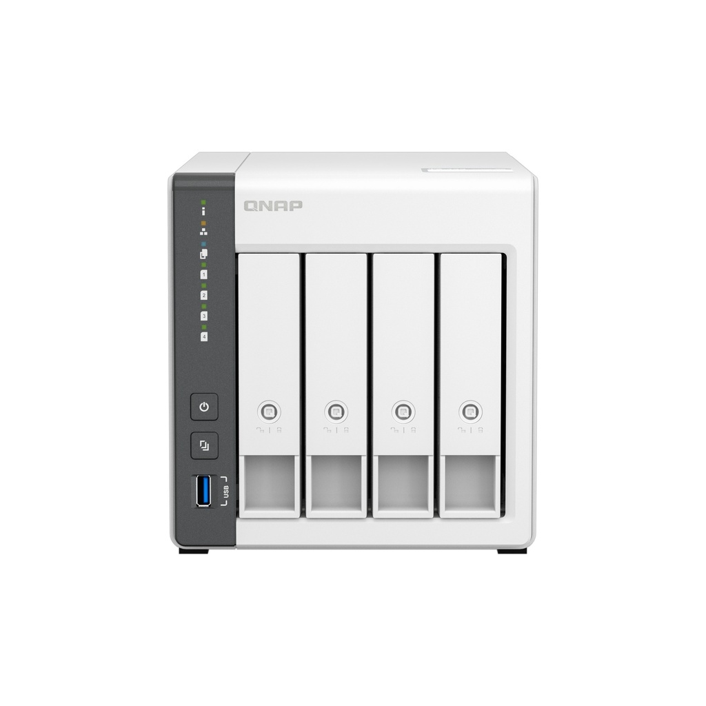 [TS-433-4G-US] QNAP TS-433-4G-US NAS Torre de 4 Bahías ARM Cortex-A55 4GB RAM y 2.5GbE