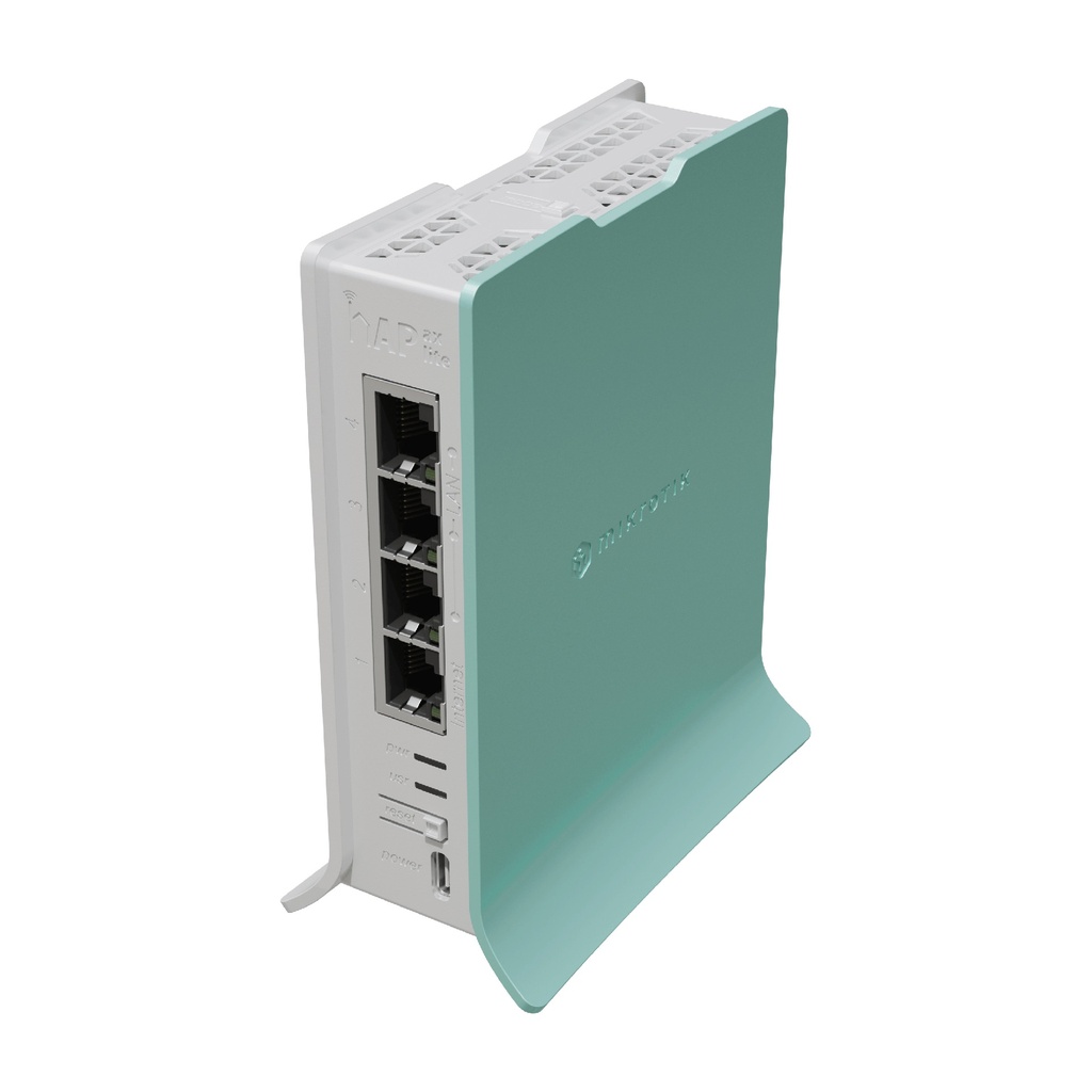 MikroTik hAP ax lite L41G-2axD Router WiFi 6 2.4 GHz con 4 puertos Gigabit