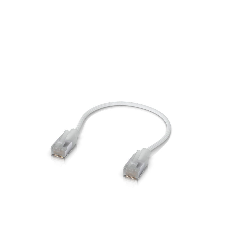 Ubiquiti UACC-Cable-Patch-EL-C6A-0.15M-W Cable patch Premium Etherlighting Cat6A blanco de 0,15 m