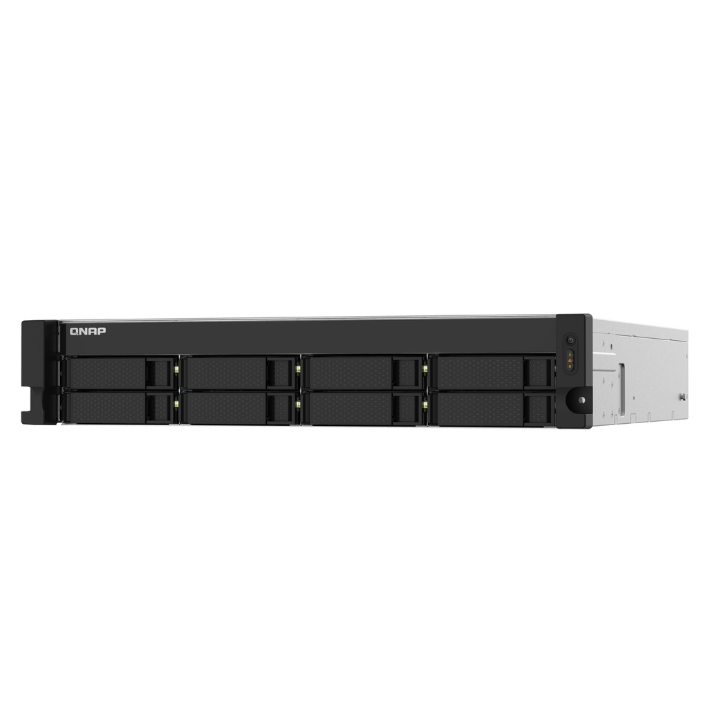 [TS-832PXU-RP-4G-US] QNAP TS-832PXU-RP-4G-US NAS Rack 2U de 8 Bahías ARM 4GB RAM 2.5GbE 10GbE SFP+ y Fuentes Redundantes