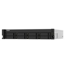 QNAP TS-832PXU-RP-4G-US NAS Rack 2U de 8 Bahías ARM 4GB RAM 2.5GbE 10GbE SFP+ y Fuentes Redundantes