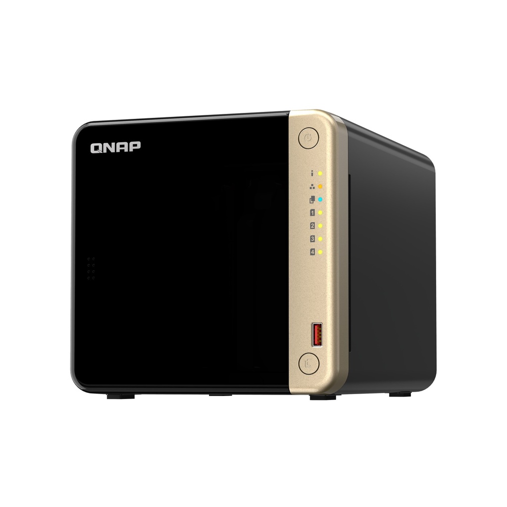 [TS-464-8G-US] QNAP TS-464-8G-US NAS Torre de 4 Bahías Intel Celeron N5095 8GB RAM 2.5GbE