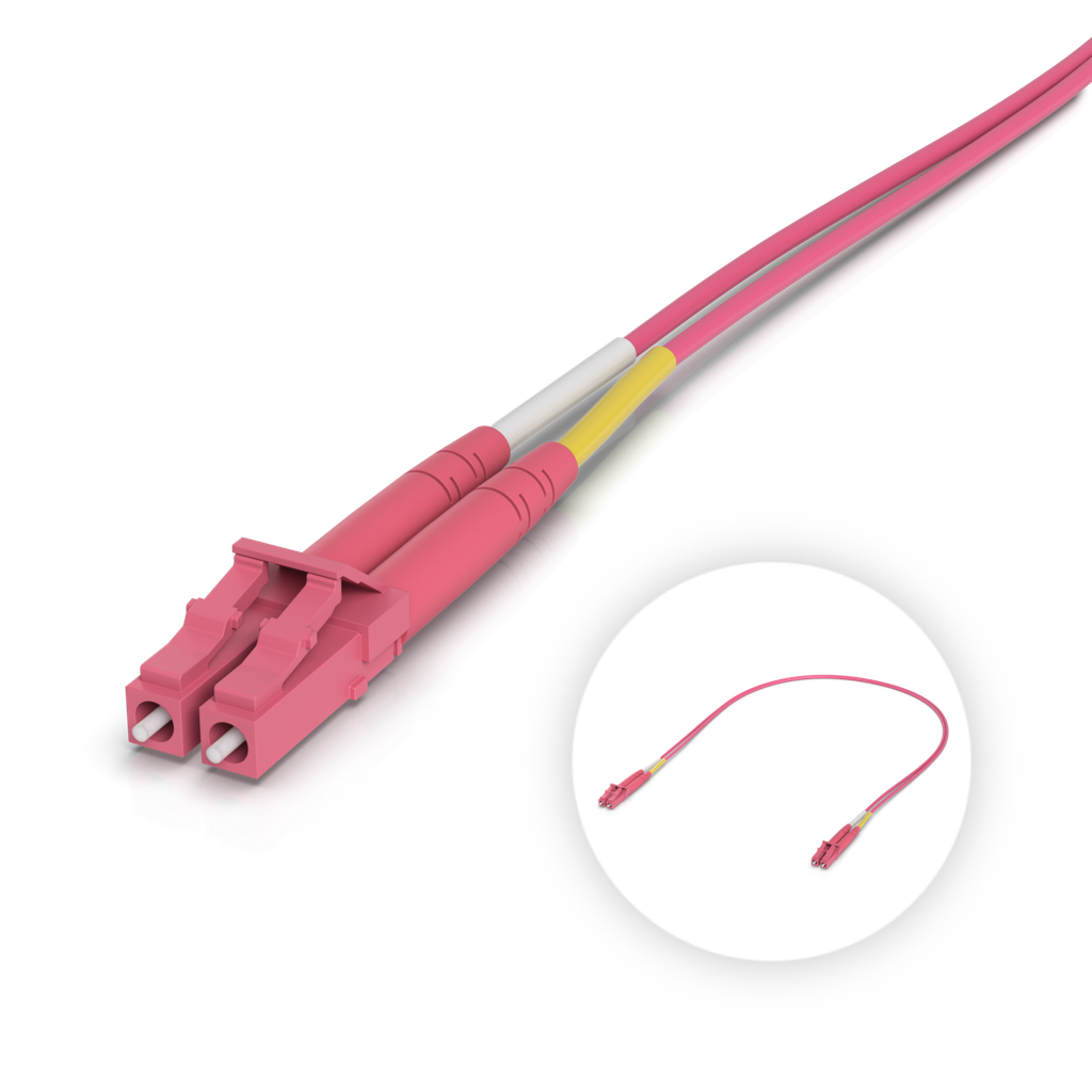Ubiquiti UACC-OFC-M2-LULU Cable de fibra OM4 dúplex LC UPC a LC UPC de 0,5 m