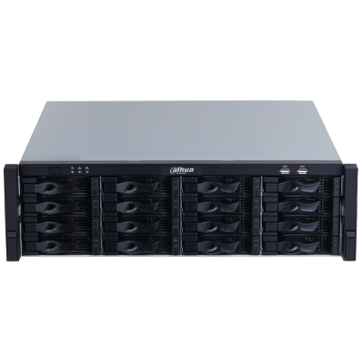 Dahua DHI-NVR616RH-128-XI Grabador de vídeo en red WizMind de 128 canales, 3U y 16 discos duros