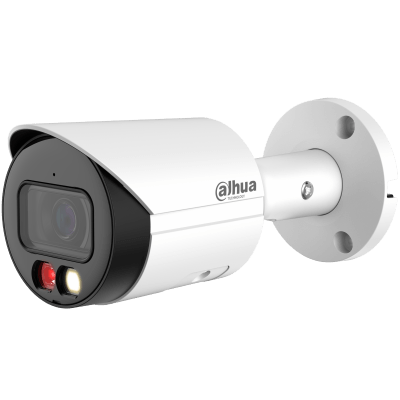 Dahua DH-IPC-HFW2449SP-S-IL-0360B Cámara IP tipo bala WizSense de 4 MP con luz dual inteligente y foco fijo