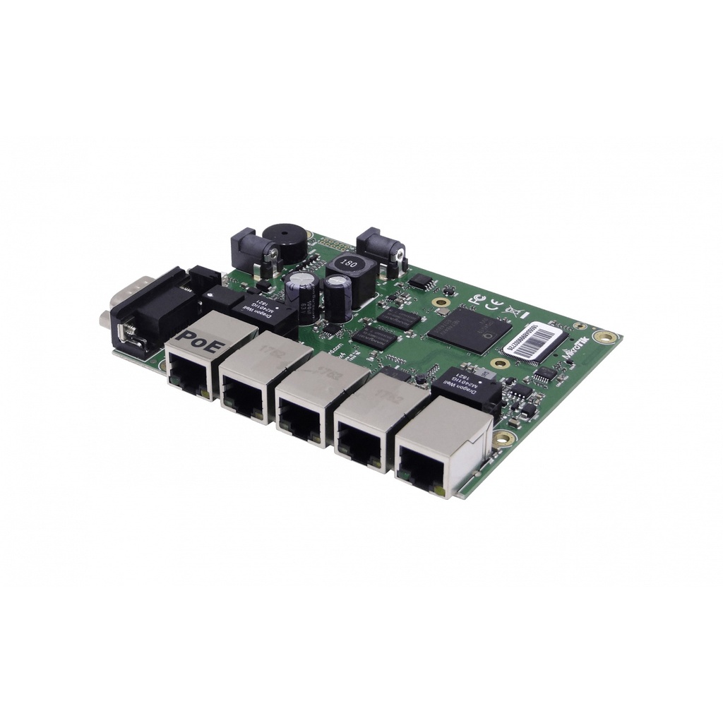 MikroTik RB450Gx4 RouterBOARD 5 puertos Gigabit con PoE Out