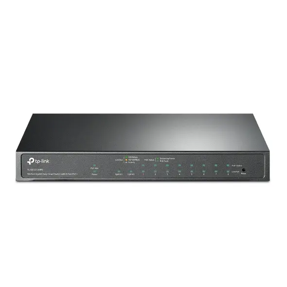 TP-Link TL-SG1210MPE Switch Gigabit 8 puertos PoE+ con 2 uplinks Gigabit