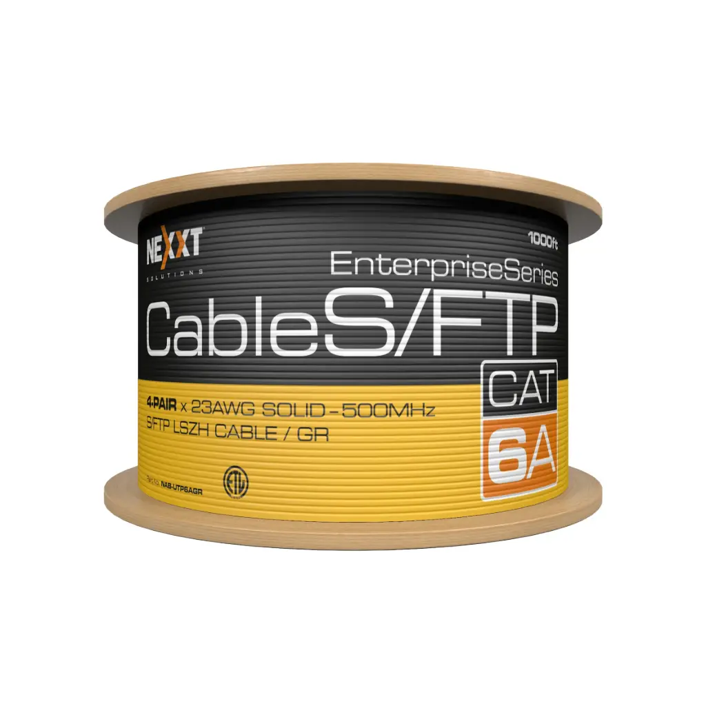 [AB357NXT21] Nexxt AB357NXT21 Cable U/UTP Cat6A interior caja 305 m Gris