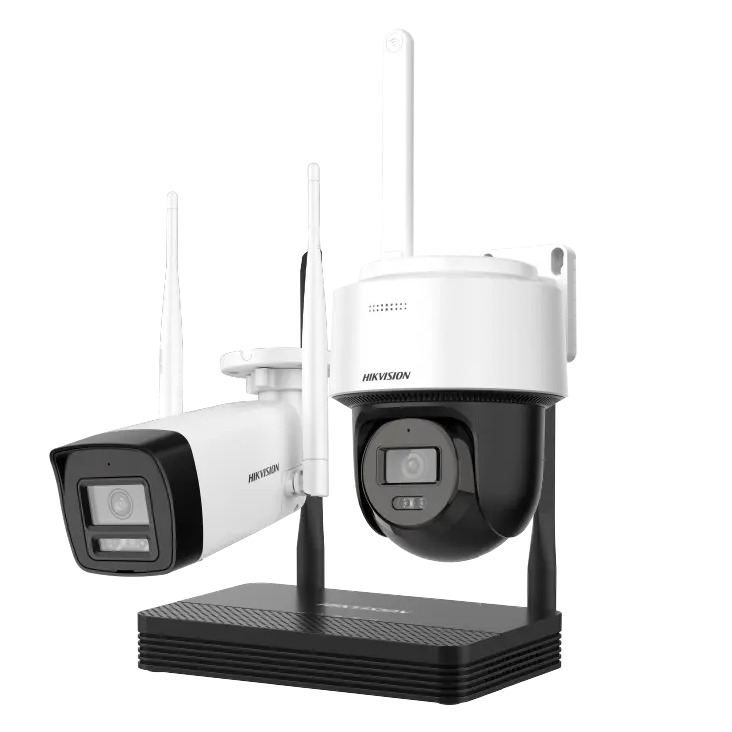 Hikvision NKS424W03H Kit CCTV WiFi con NVR y cámaras