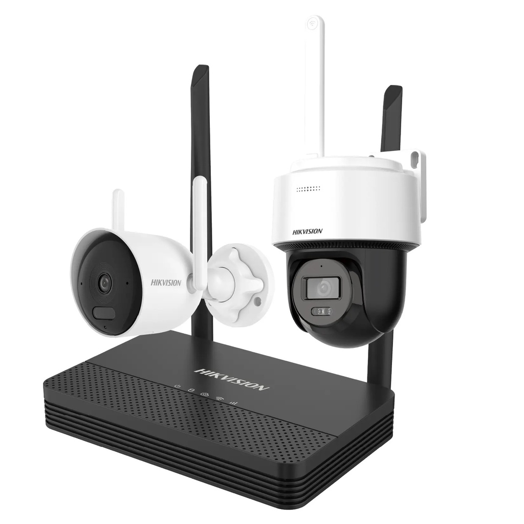 Hikvision NKS424WBPH Kit CCTV WiFi con NVR y cámaras