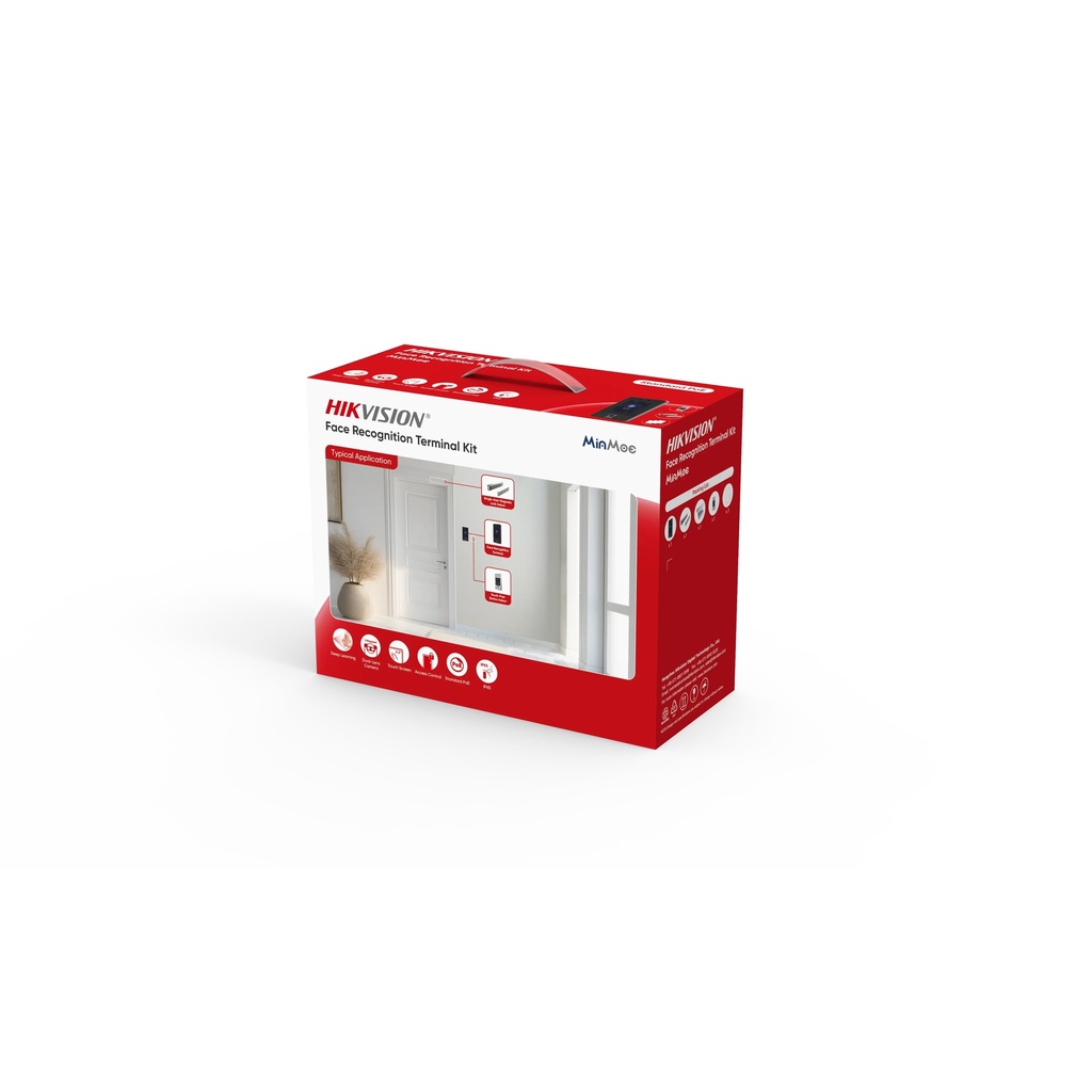 Hikvision DS-KAS342(O-STD) Kit control de acceso facial con terminal y accesorios