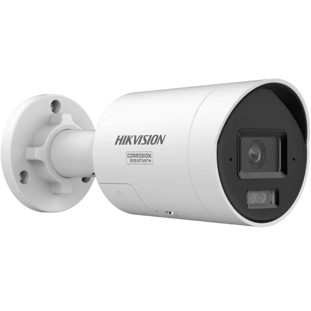 Hikvision DS-2CD2087G3-LI2UY/SRB Cámara IP bullet 8MP AcuSense con audio y luz híbrida